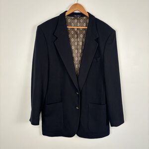 J. Riggings Tweed Wool Cashmere Blend Blazer Jacket Mens 42L